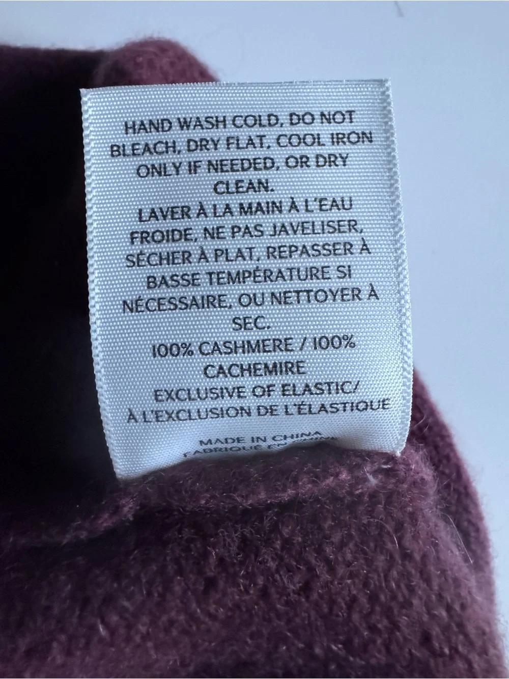 Aritzia cashmere crowned beanie